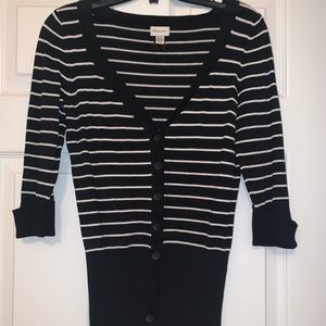 Dynamite Striped Cardigan